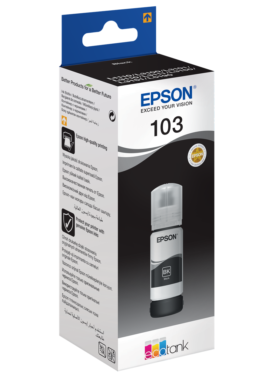 Picture of 103 EcoTank Black ink bottle