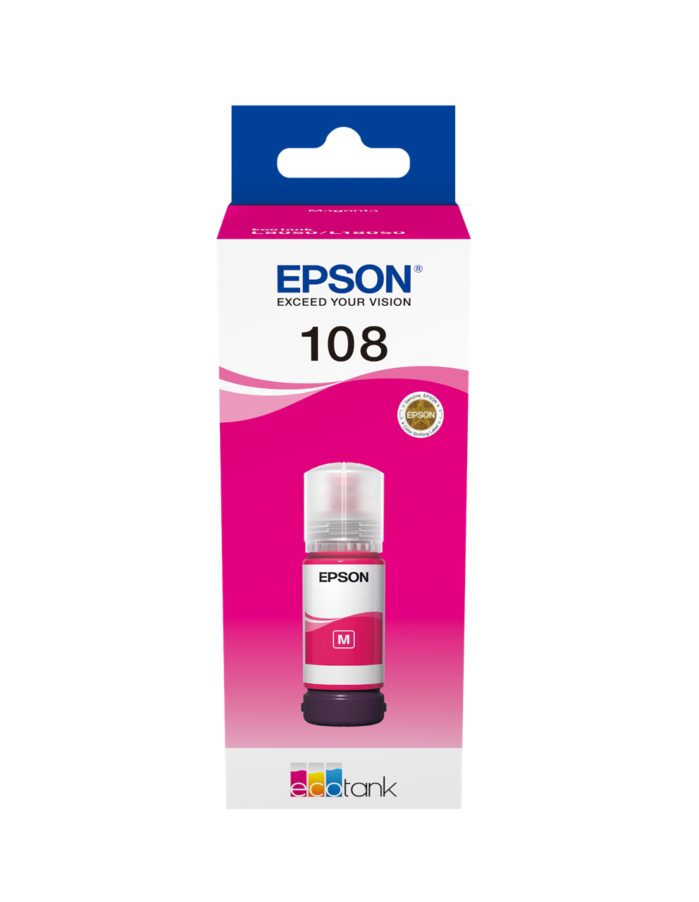 Picture of 108 EcoTank Magenta ink bottle