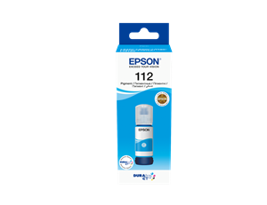 Picture of 112 EcoTank Pigment Cyan ink bottle