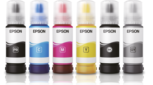 Picture of 115 EcoTank Cyan ink bottle