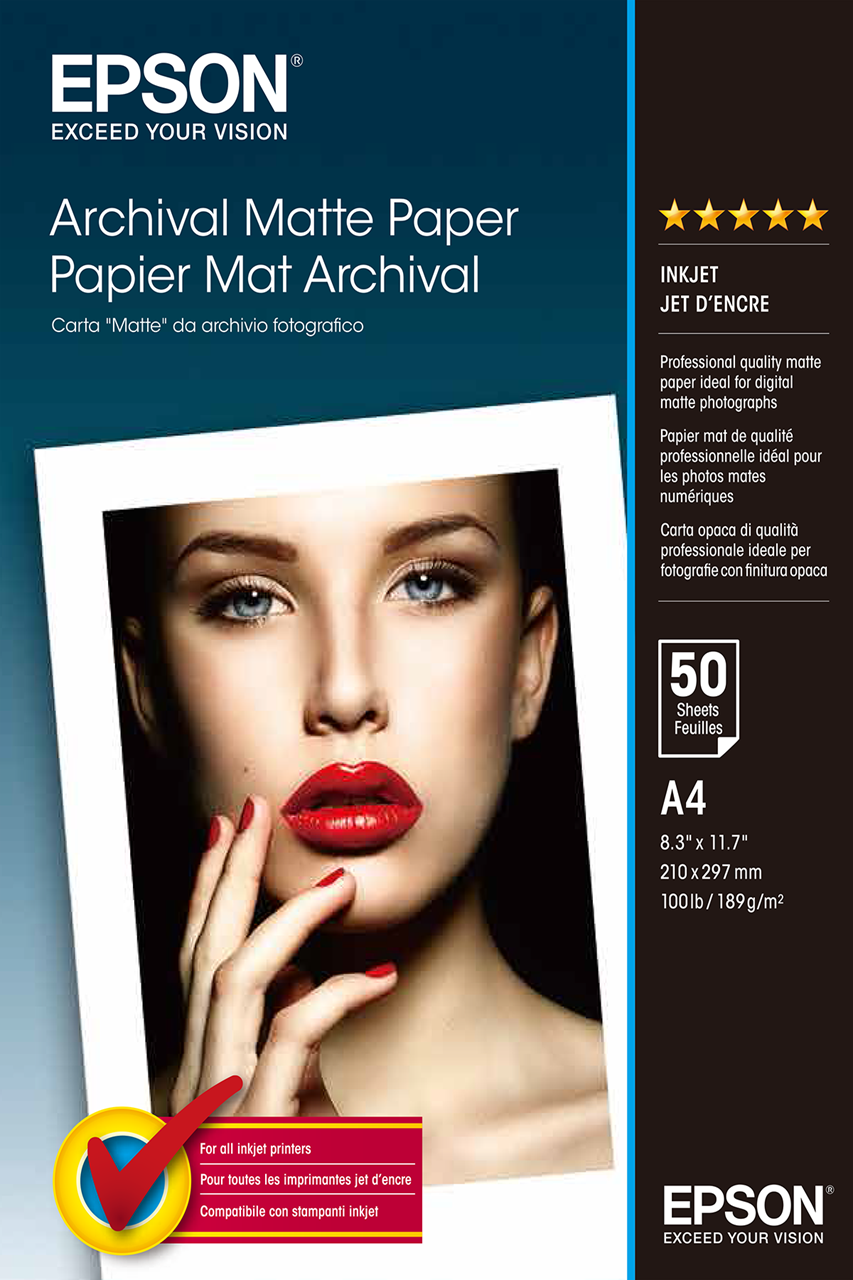 Picture of Archival Matte Paper, DIN A4, 189g/m{s2}, 50 Sheets