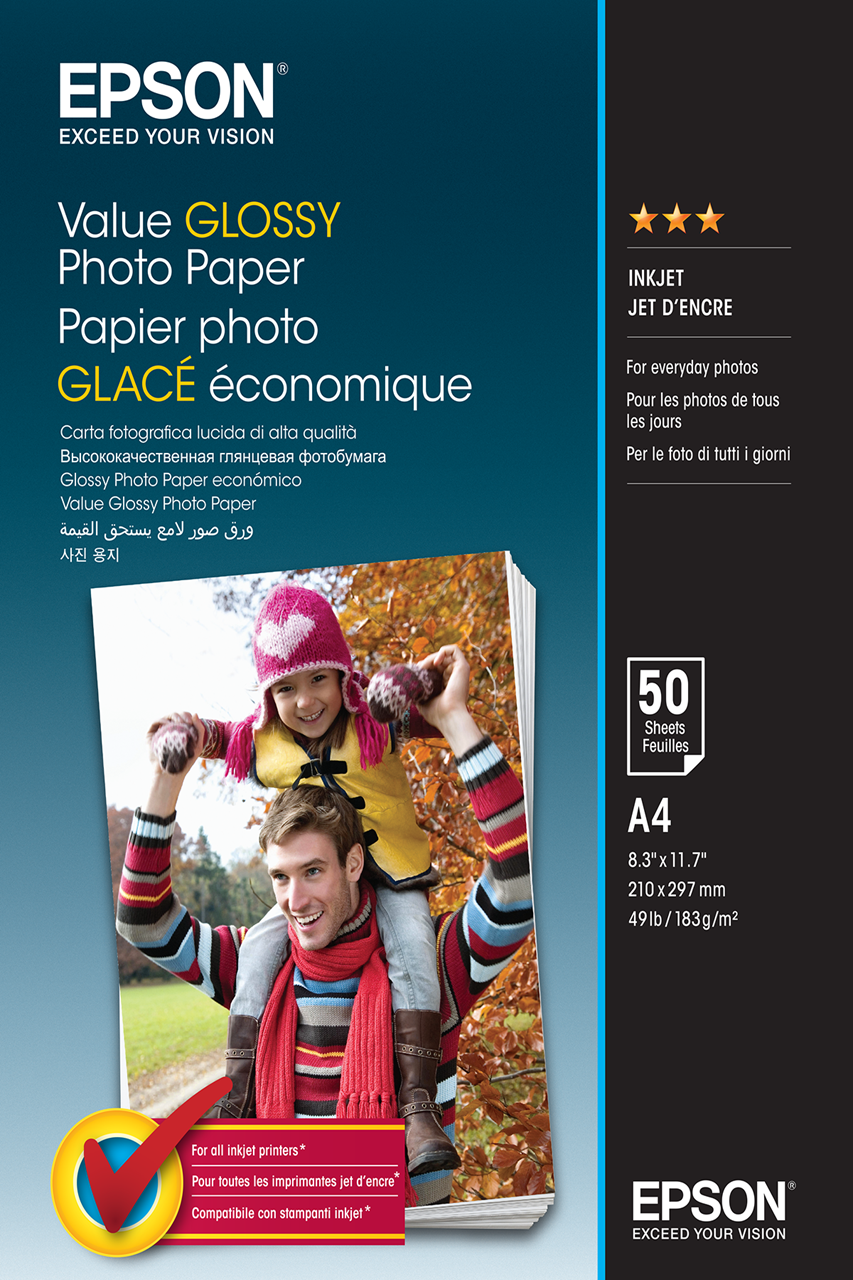 Picture of Value Glossy Photo Paper A4 50 sheet